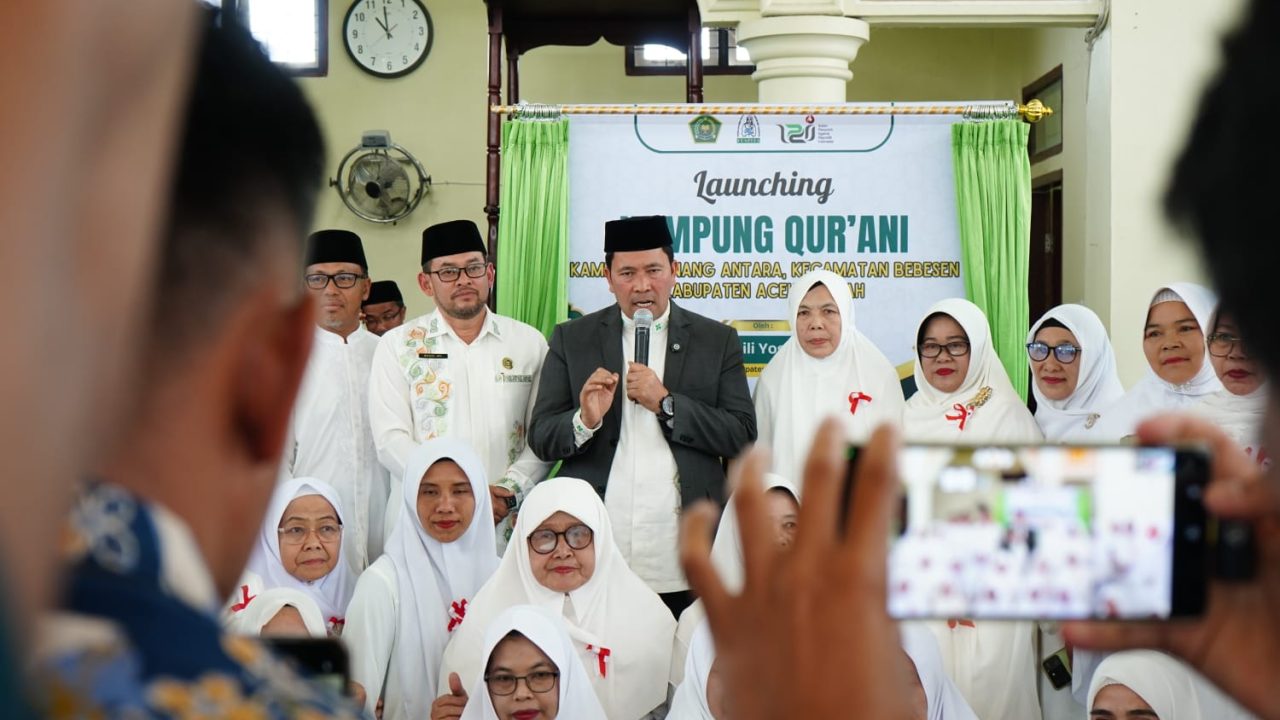 Bupati Aceh Tengah Resmikan Nunang Antara Jadi Kampung Qur’ani